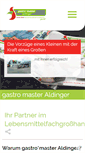 Mobile Screenshot of gastromaster-pf.de